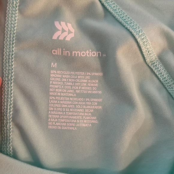 All In Motion Athletic top in teal - Picture 3 of 3